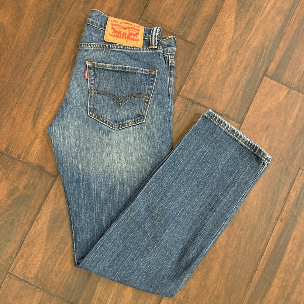 Levi’s jean 511 size w28 L30 men blue vintage